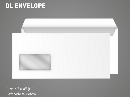 DL Envelope Left Side Window