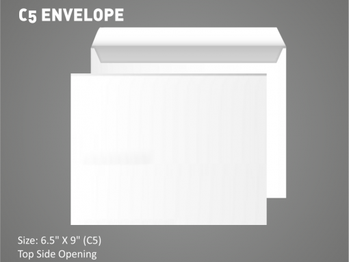 C5 Envelope (Top Side Opening)