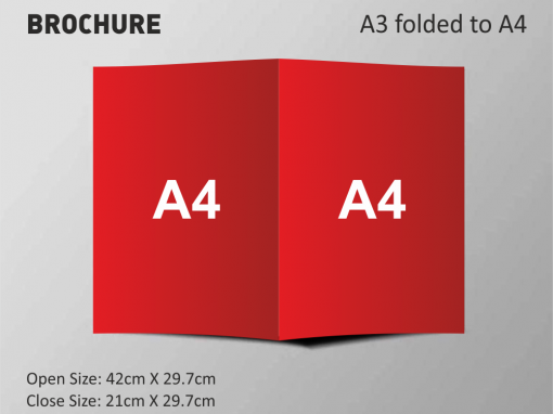 A3 Folded To A4