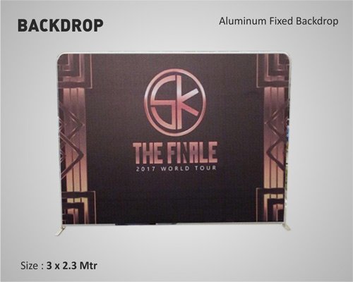 Aluminum Fixed Backdrop