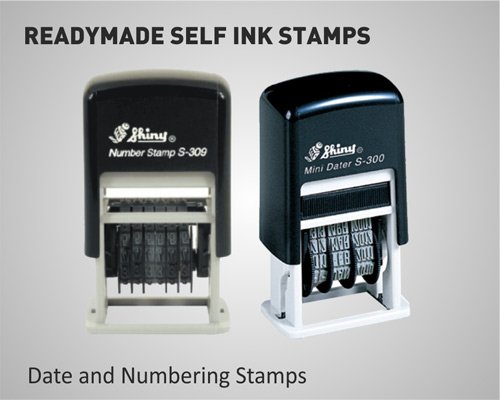 Date and Numbering Self Ink Stamps