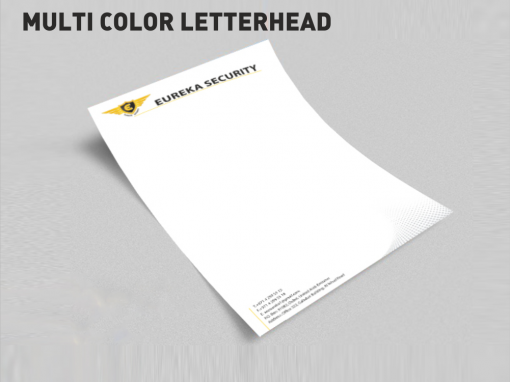 Multicolor Letterhead