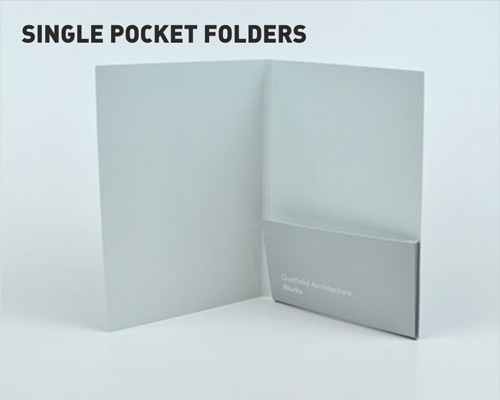 Single Pocket Folders