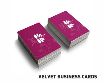 Velvet Touch Business Cards