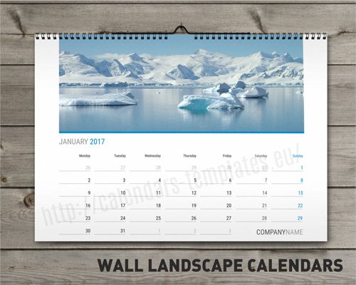 Wall Landscape Calendars
